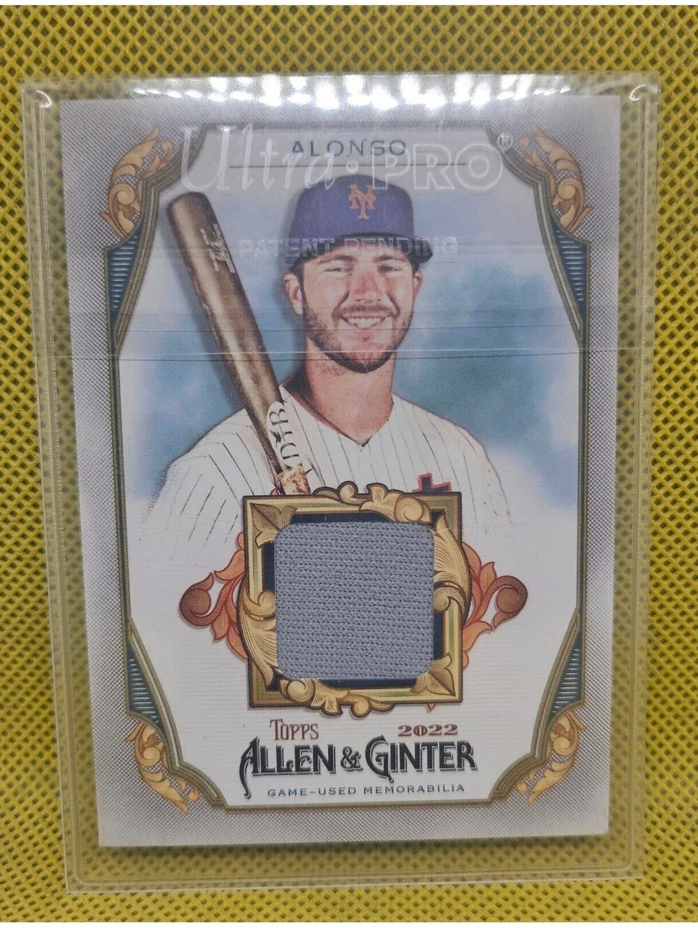 Pete Alonso 2022 Topps Allen & Ginter #AGRBPA Game Used Jersey Patch ~ Mets